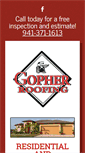 Mobile Screenshot of gopherroofing.com