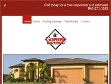 Tablet Screenshot of gopherroofing.com